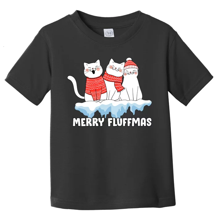 Merry Fluffmas Christmas Toddler T-Shirt