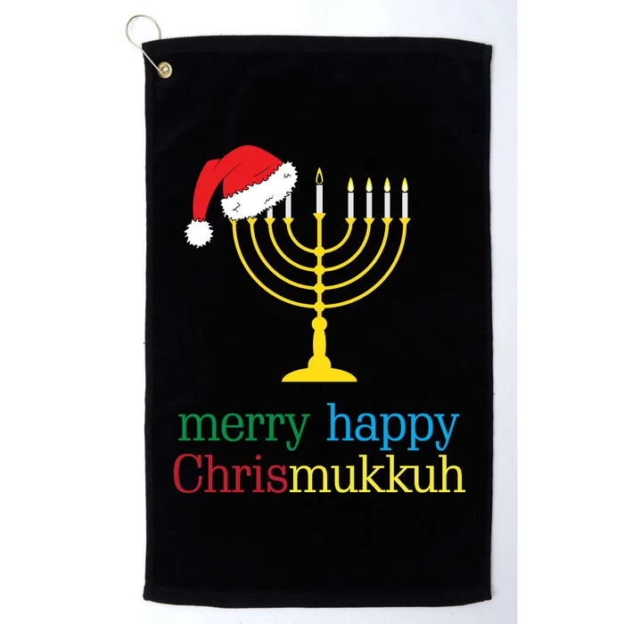 Merry-Happy Chrismukkah Platinum Collection Golf Towel