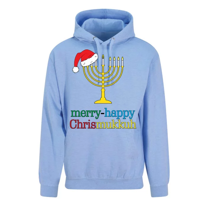 Merry-Happy Chrismukkah Unisex Surf Hoodie