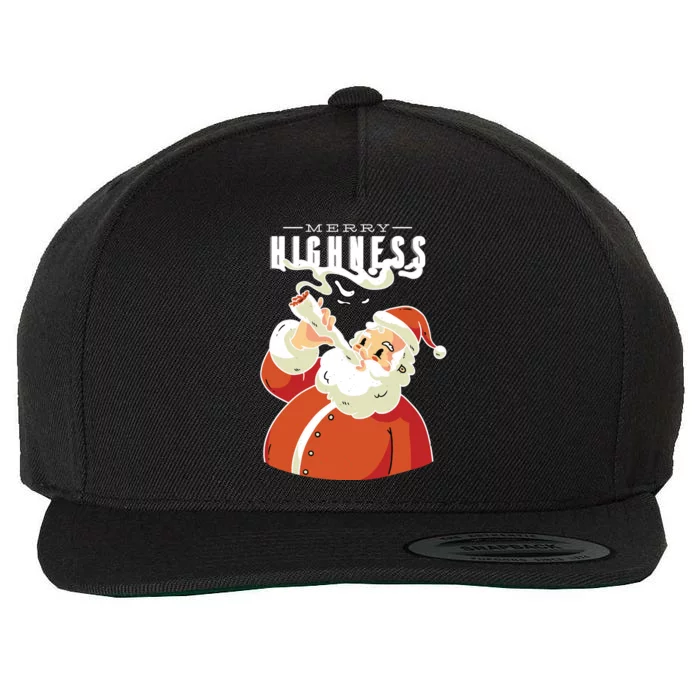 Merry Highness Wool Snapback Cap