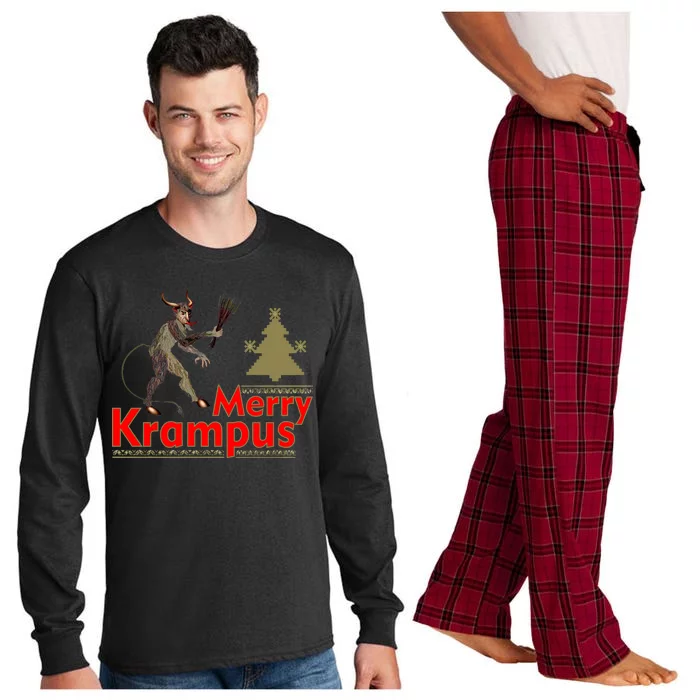 Merry Krampus Long Sleeve Pajama Set