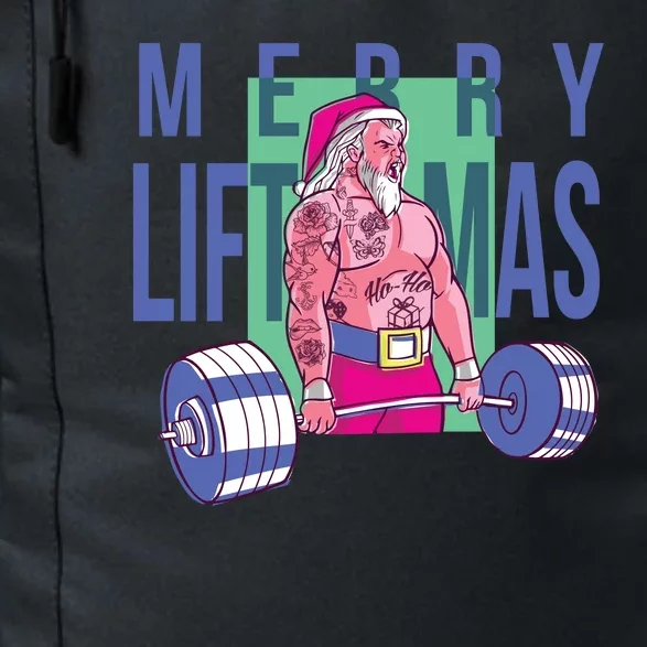 Merry Liftmas Tattoo Santa Daily Commute Backpack