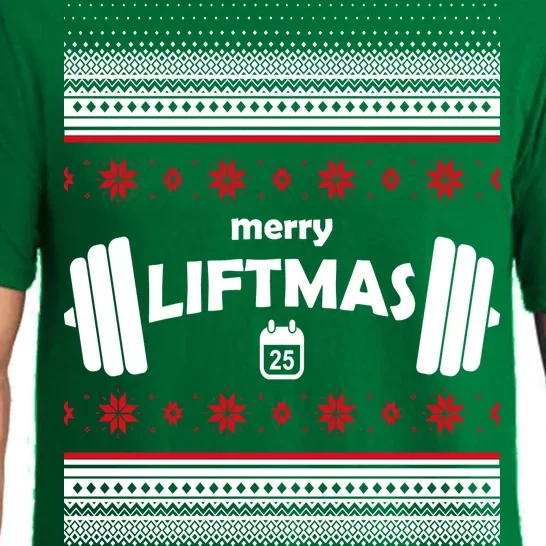 Merry Liftmas Ugly Christmas1 Pajama Set