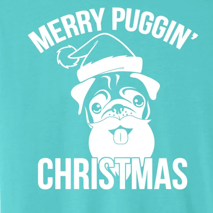 Merry Puggin Christmas Pug ChromaSoft Performance T-Shirt