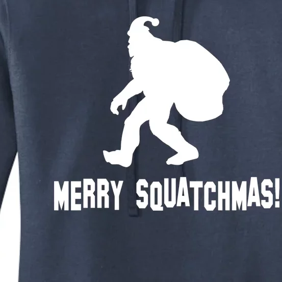 Merry Squatchmas Christmas Women's Pullover Hoodie