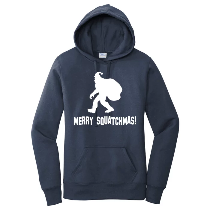 Merry Squatchmas Christmas Women's Pullover Hoodie