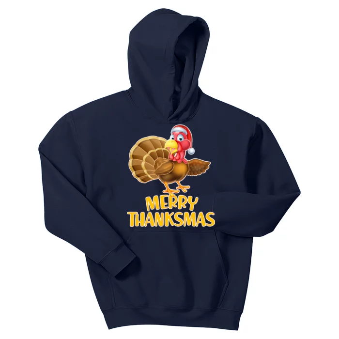 Merry Thanksmas Turkey Kids Hoodie