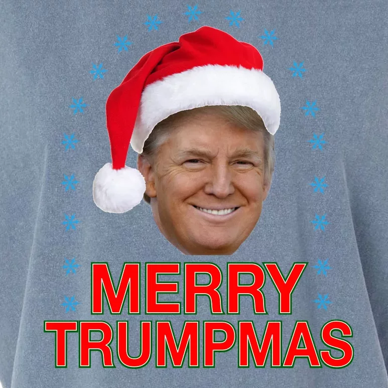 Merry Trumpmas Trump Christmas Garment-Dyed Women's Muscle Tee