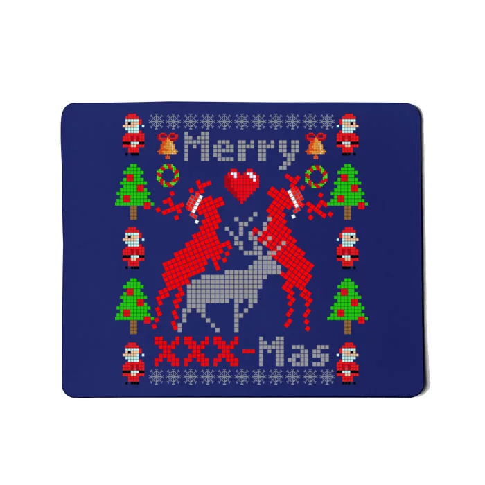 Merry XXXX-Mas Ugly Christmas Sweater Mousepad