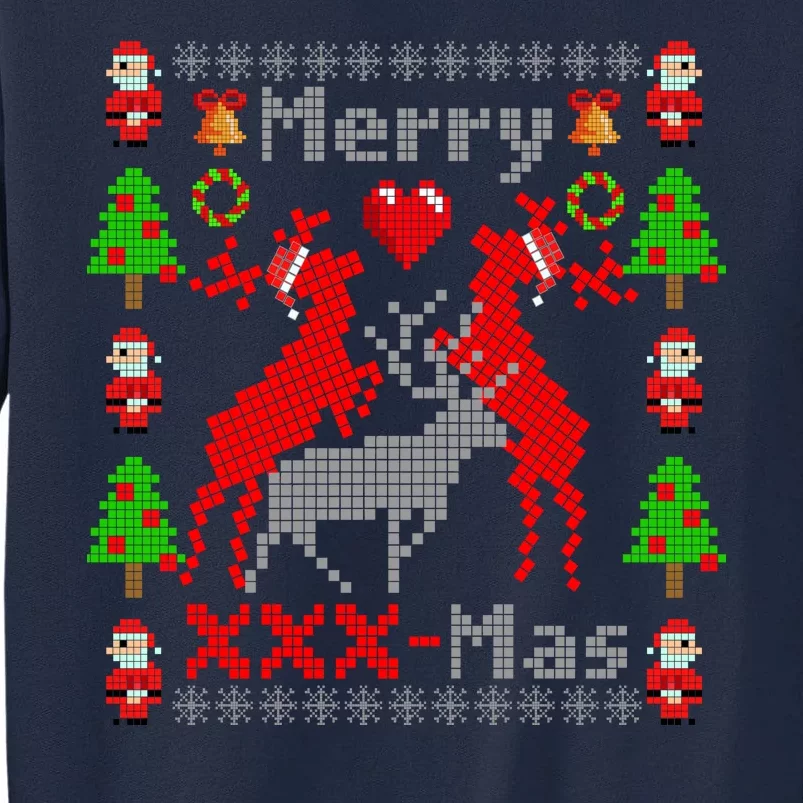 Merry XXXX-Mas Ugly Christmas Sweater Tall Sweatshirt