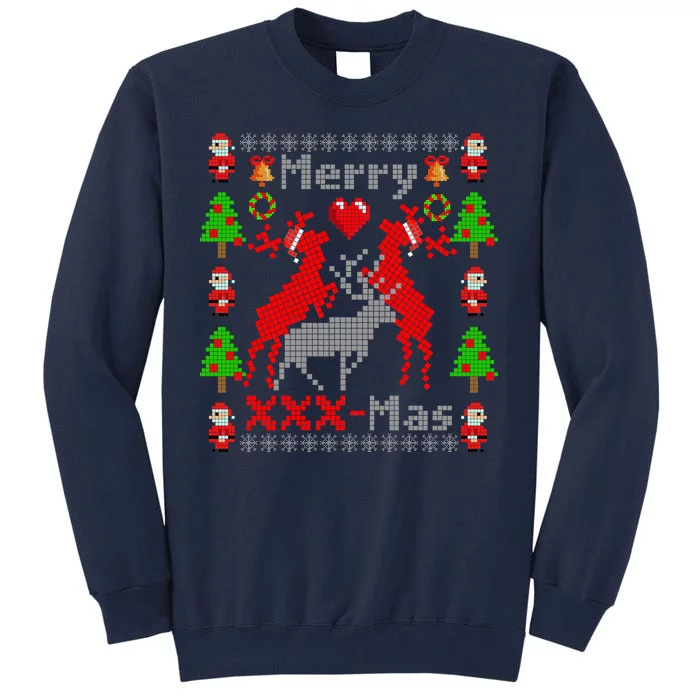 Merry XXXX-Mas Ugly Christmas Sweater Tall Sweatshirt