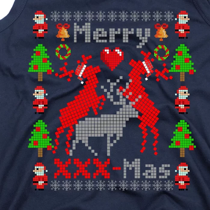 Merry XXXX-Mas Ugly Christmas Sweater Tank Top