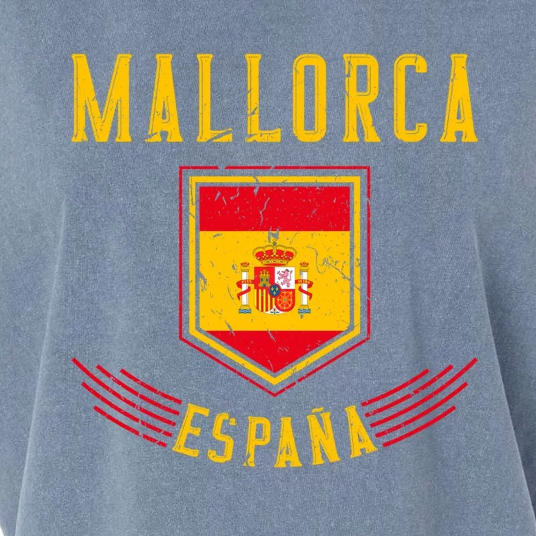 Mallorca Espana Spain Vacation Travel Family Trip Beach Funny Gift Garment-Dyed Women's Muscle Tee