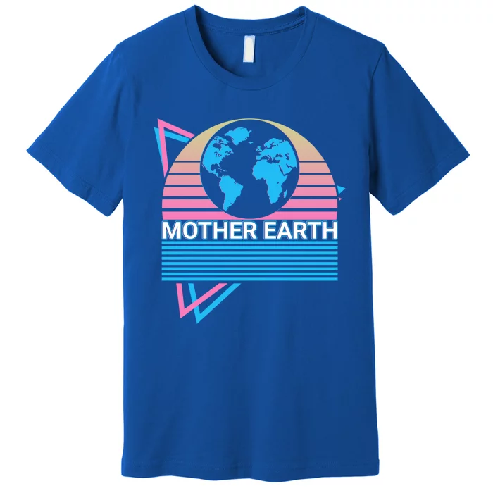 Mother Earth Solar System Retro Gift Premium T-Shirt