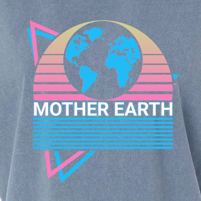 Mother Earth Solar System Retro Gift Garment-Dyed Women's Muscle Tee