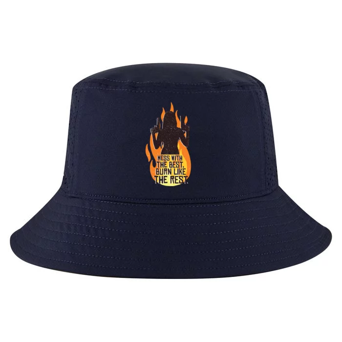 Mess With The Best Burn Like The Rest Cool Comfort Performance Bucket Hat