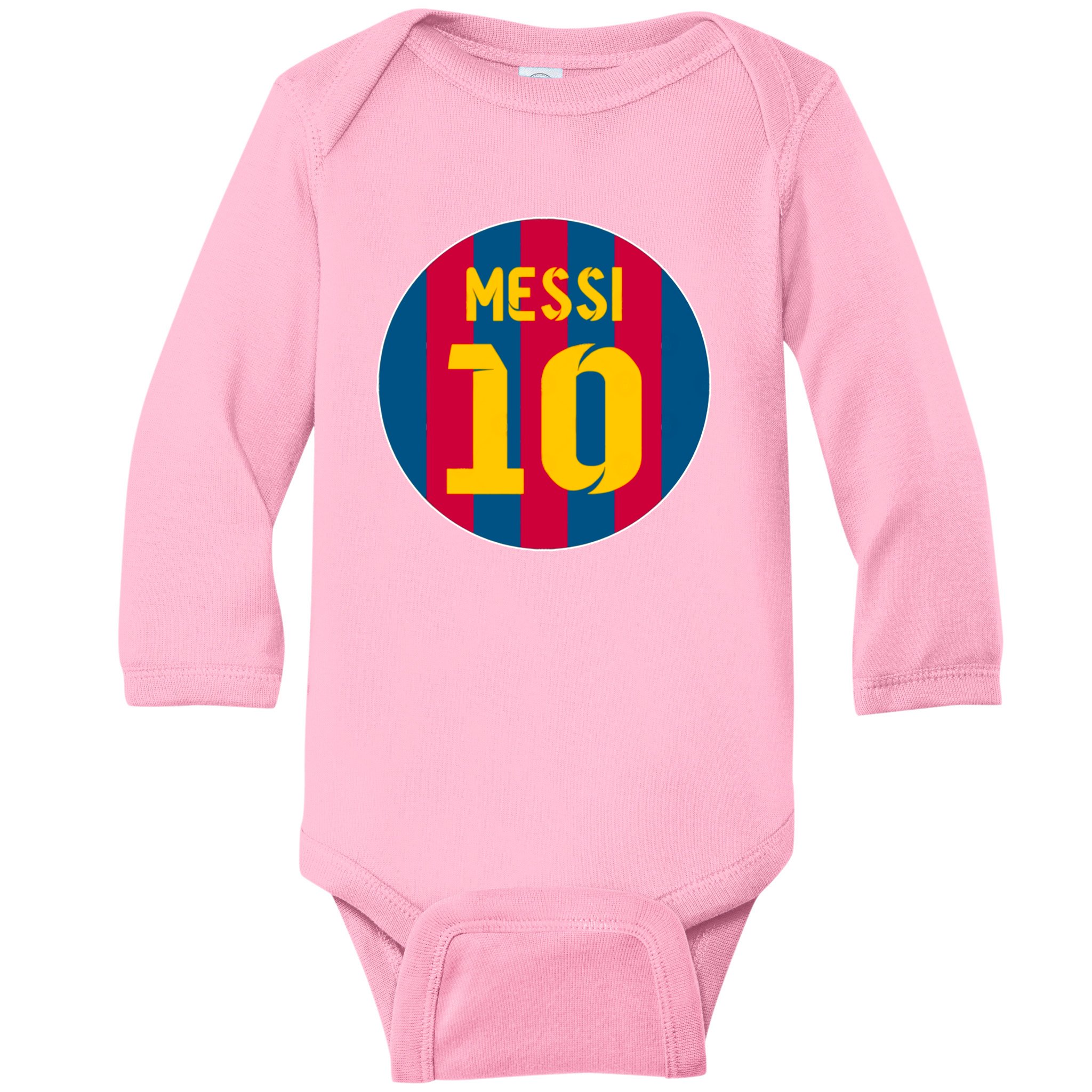 Whitney verschil heerlijkheid Messi Number 10 Retired Soccer Jersey Baby Long Sleeve Bodysuit |  TeeShirtPalace