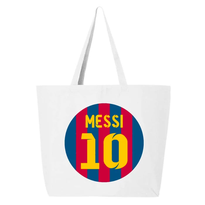 Messi Number 10 Retired Soccer Jersey 25L Jumbo Tote