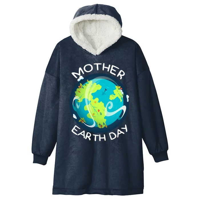 Mother Earth Tee Nature Lovers Earth Day Environtal Funny Gift Hooded Wearable Blanket