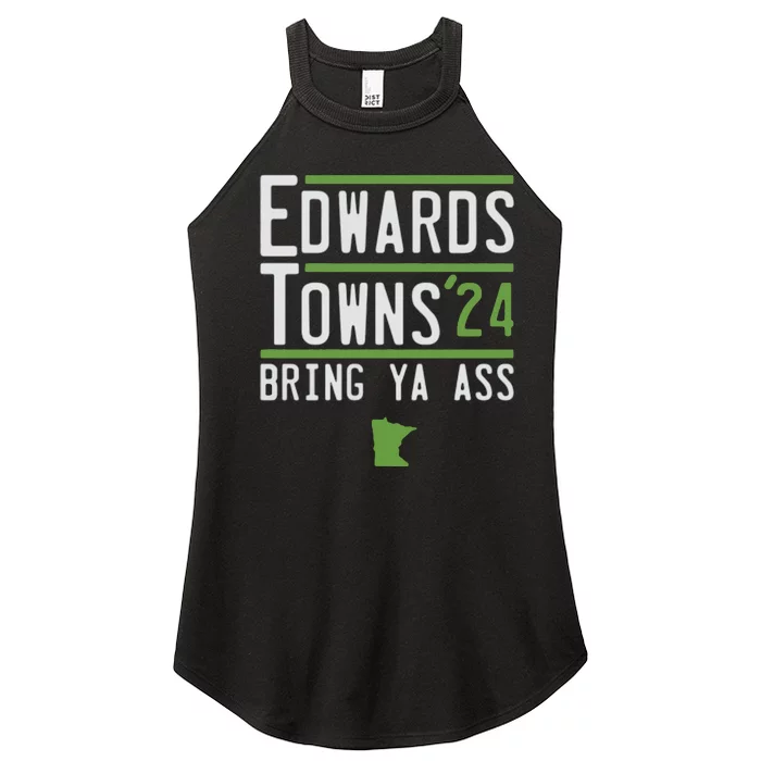 Minnesota Edwards Towns Bring Ya Ass 2024 Women’s Perfect Tri Rocker Tank