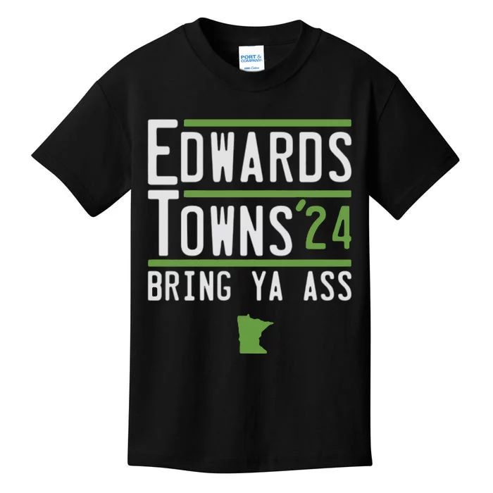 Minnesota Edwards Towns Bring Ya Ass 2024 Kids T-Shirt