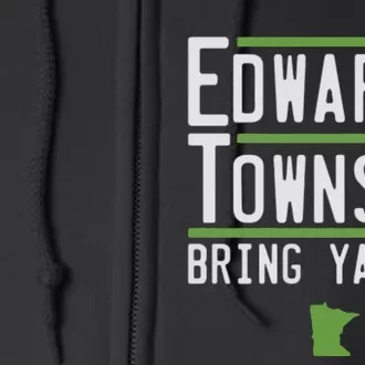 Minnesota Edwards Towns Bring Ya Ass 2024 Full Zip Hoodie