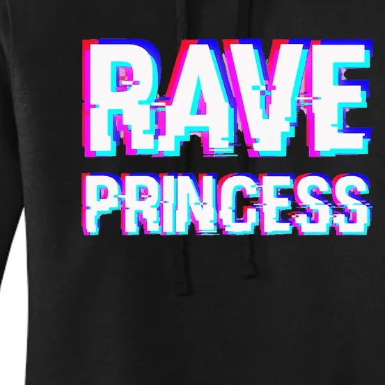 Music EDM Techno Rave Princess Women's Pullover Hoodie