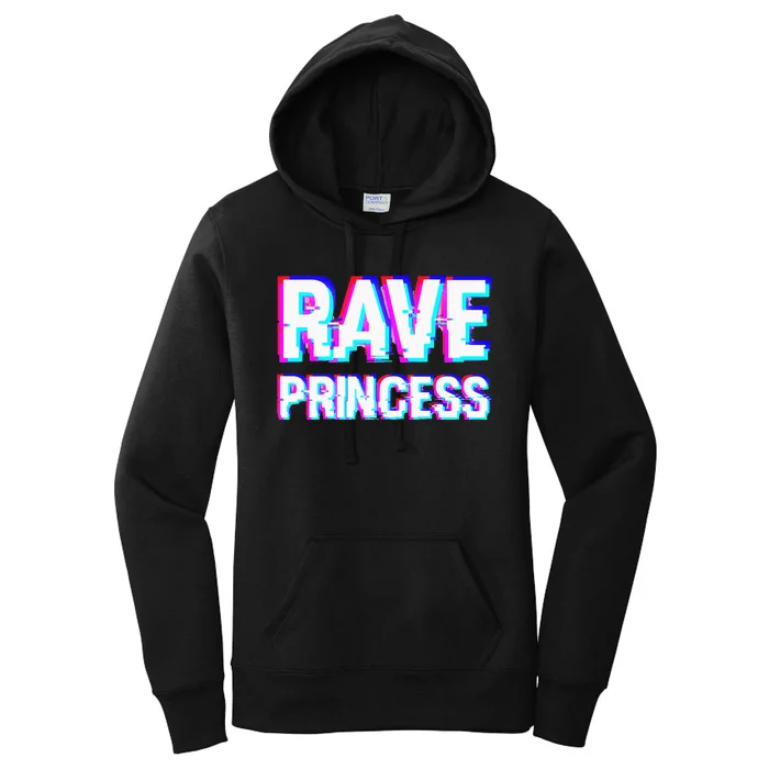 Music EDM Techno Rave Princess Women's Pullover Hoodie