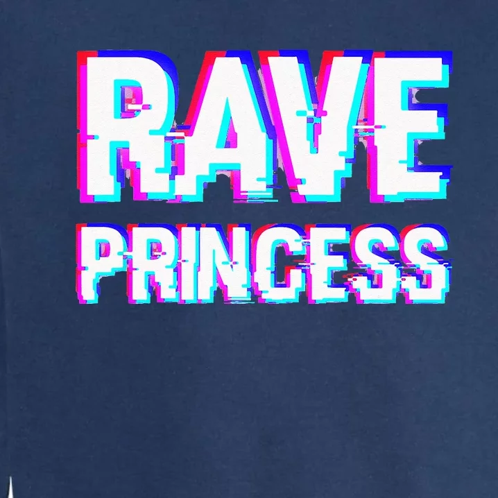 Music EDM Techno Rave Princess Garment-Dyed Sweatshirt