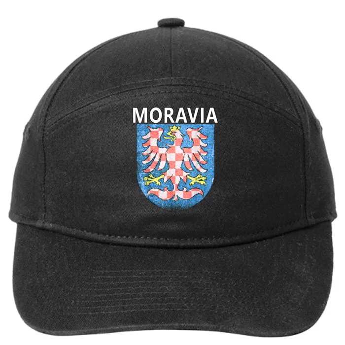 Moravian Emblem Tee Artisticlook Historical Moravia 7-Panel Snapback Hat