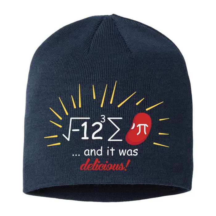 Math Equation Teachers Funny Quote On Them 8 1/2in Sustainable Knit Beanie