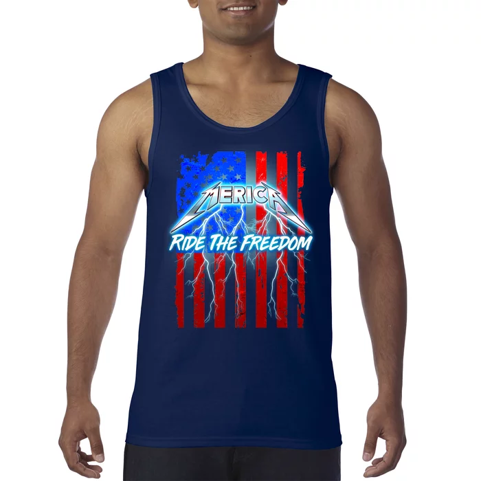 Metal Merica Ride The Freedom Tank Top