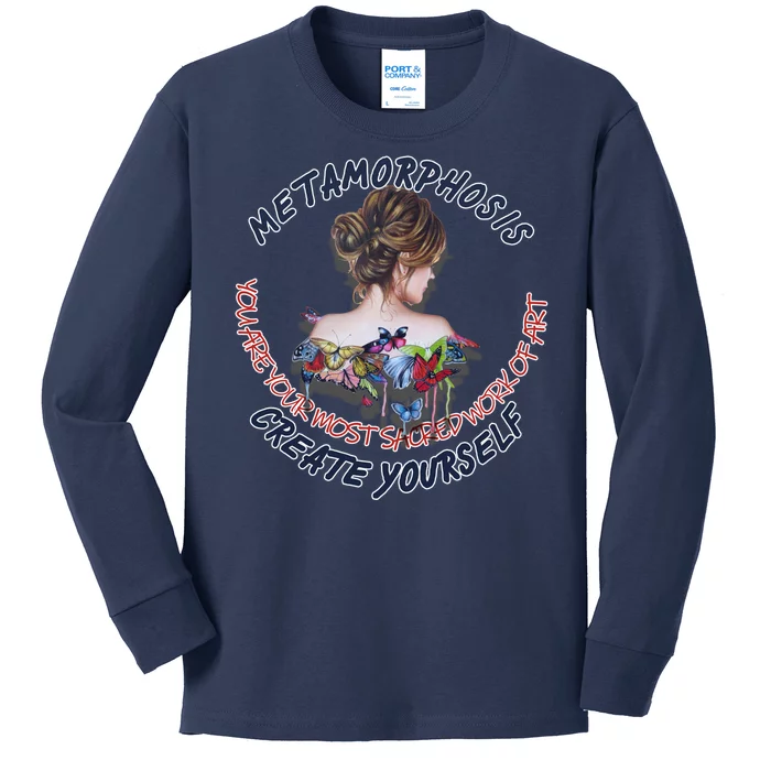 Metamorphosis Work Of Art Kids Long Sleeve Shirt