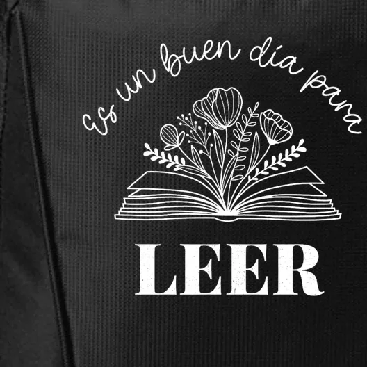 Maestra Es Un Buen Dia Para Leer Spanish Book Lover Bibliote City Backpack