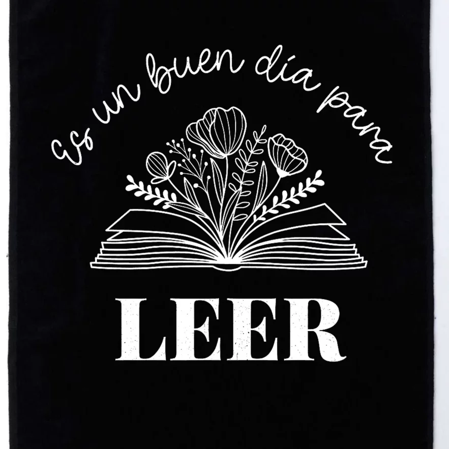 Maestra Es Un Buen Dia Para Leer Spanish Book Lover Bibliote Platinum Collection Golf Towel