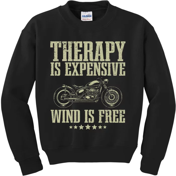 Motorcycle Enthusiast's Ultimate Ride Cool Bike Gear Kids Sweatshirt