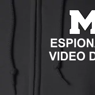 M Espionage Video Dept Full Zip Hoodie