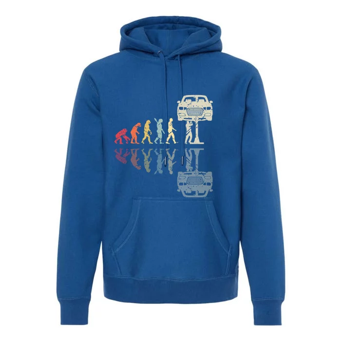 Mechanic Evolution Vintage Gift Premium Hoodie