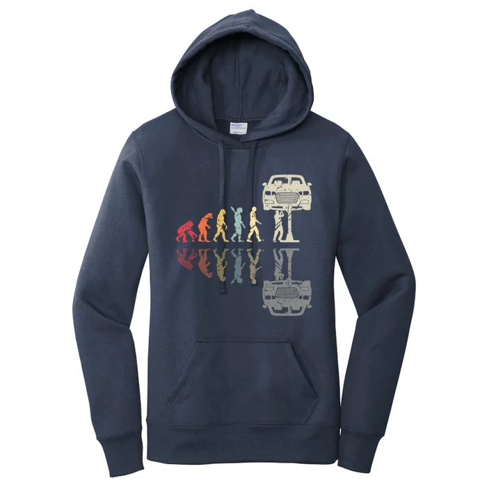 Mechanic Evolution Vintage Gift Women's Pullover Hoodie