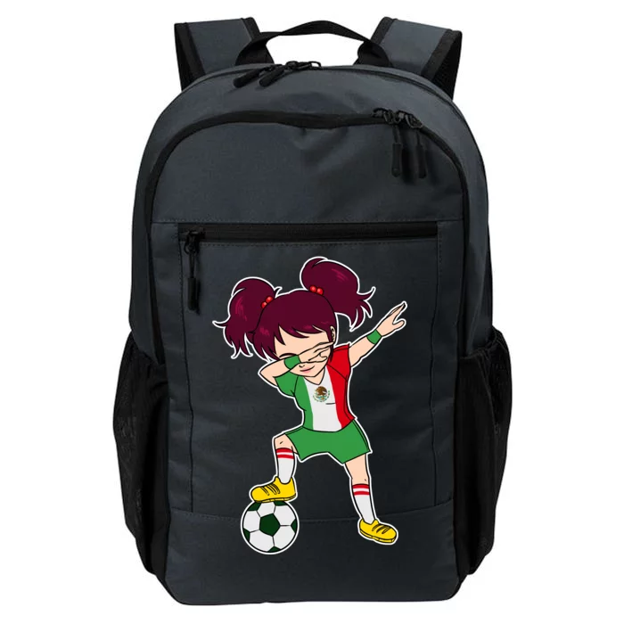 Mexican Dabbing Soccer Gril Mexico Daily Commute Backpack