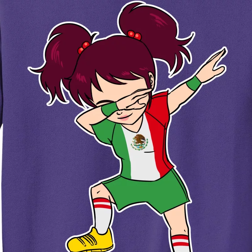 Mexican Dabbing Soccer Gril Mexico Sweatshirt