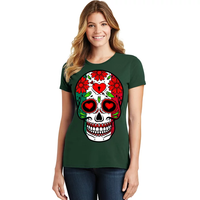 Mexican Sugar Skull Women's T-Shirt