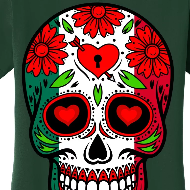 Mexican Sugar Skull Women's T-Shirt