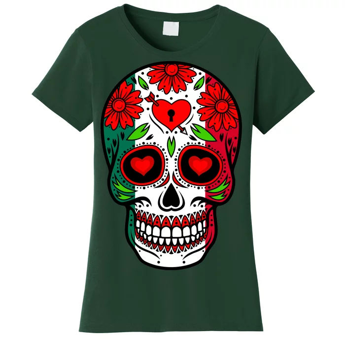 Mexican Sugar Skull Women's T-Shirt