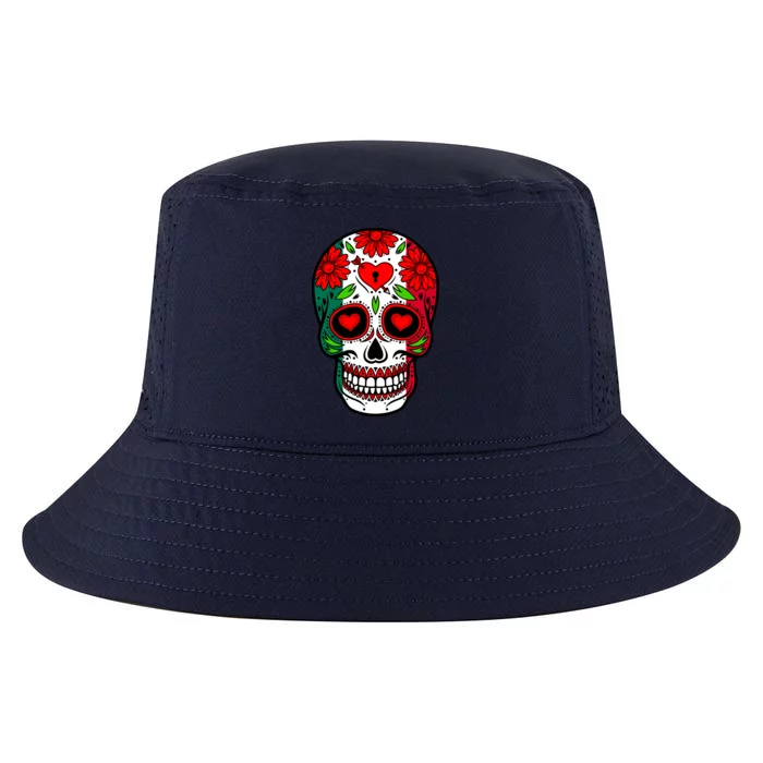 Mexican Sugar Skull Cool Comfort Performance Bucket Hat