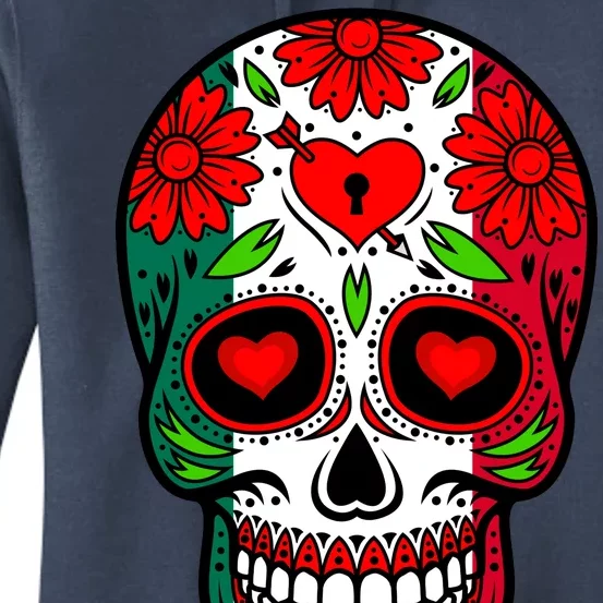 Mexican Sugar Skull Women's Pullover Hoodie