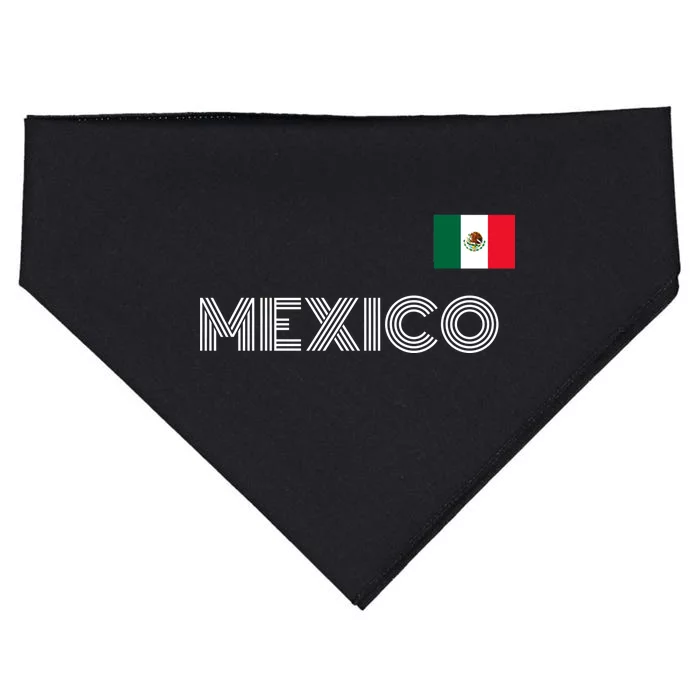 Mexico Country Flag Logo USA-Made Doggie Bandana