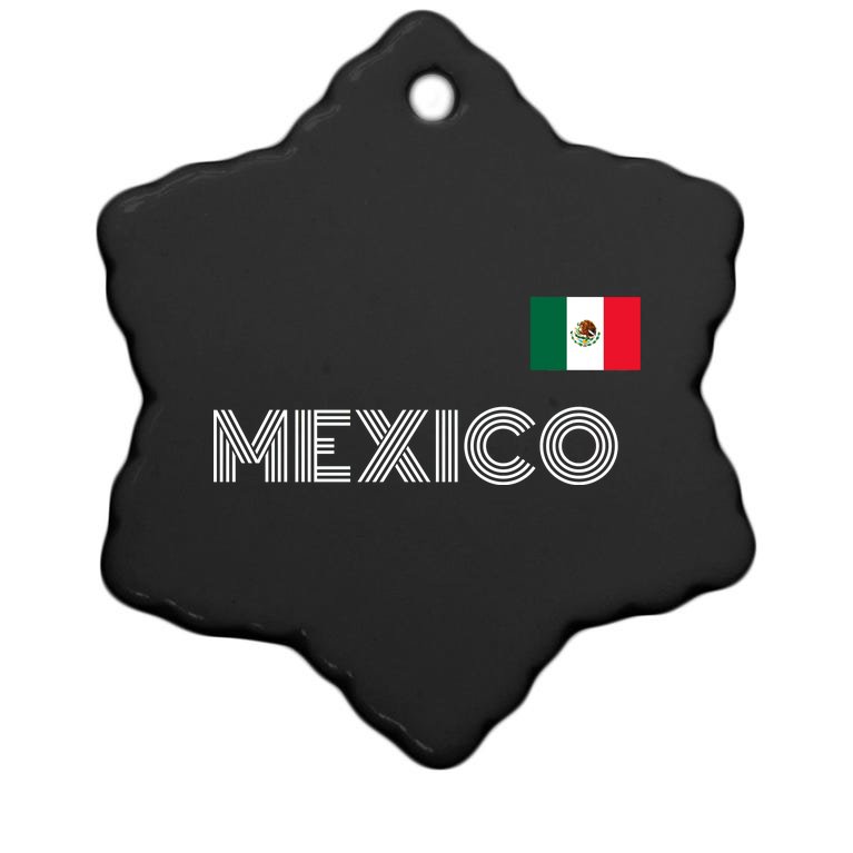 Mexico Country Flag Logo Christmas Ornament