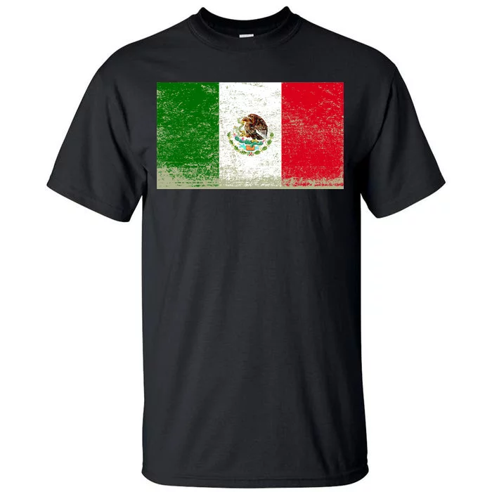 Mexico Flag Grunge Tall T-Shirt