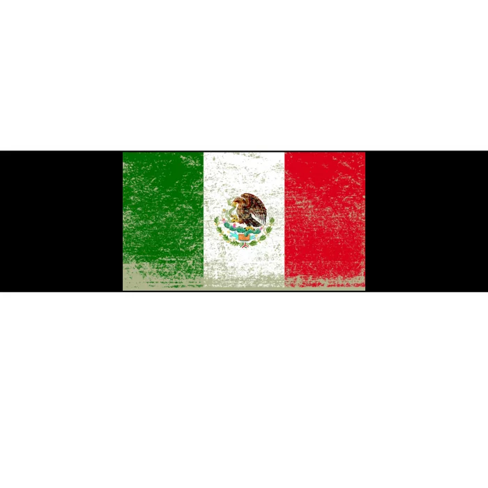 Mexico Flag Grunge Bumper Sticker